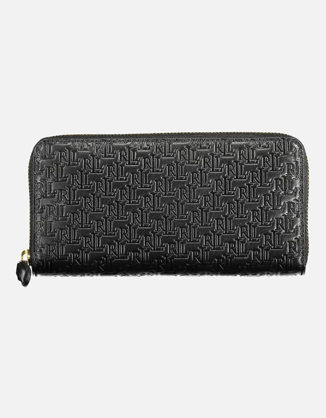 Zip-Around Wallet with Card Slots and Coin Purse Women - Black, 4 of 3