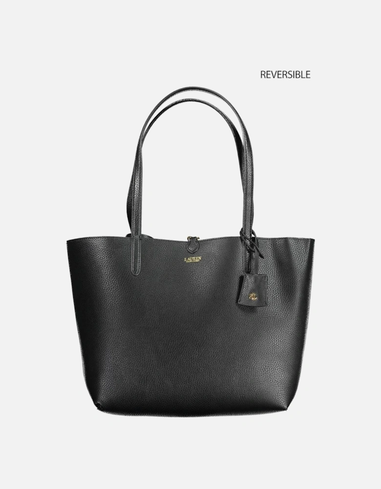 Reversible Shoulder Bag with Removable Pochette Women - Black Handbags