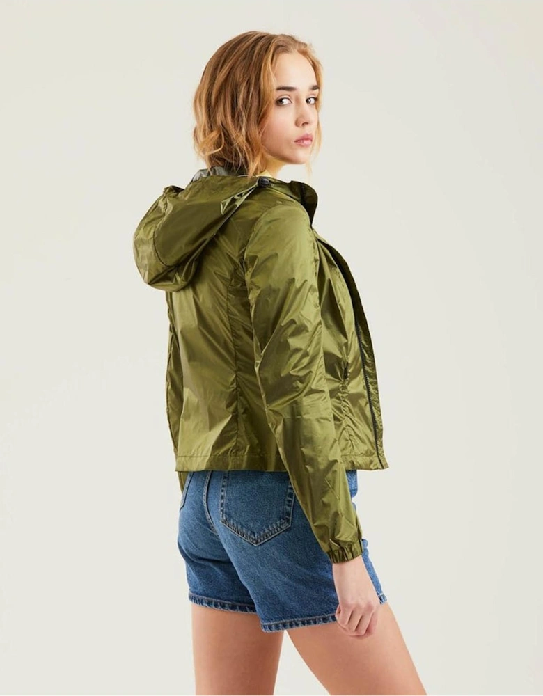 Packable Hooded Jacket RE1133 Women - Green Jackets
