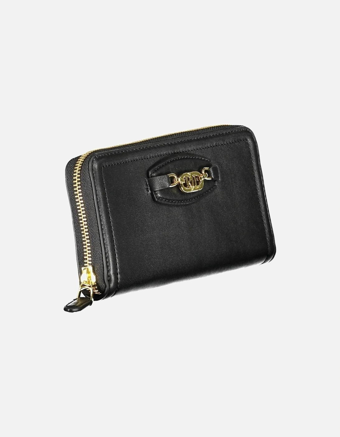 Zip-Around Wallet with Coin Purse and Card Slots Women - Black