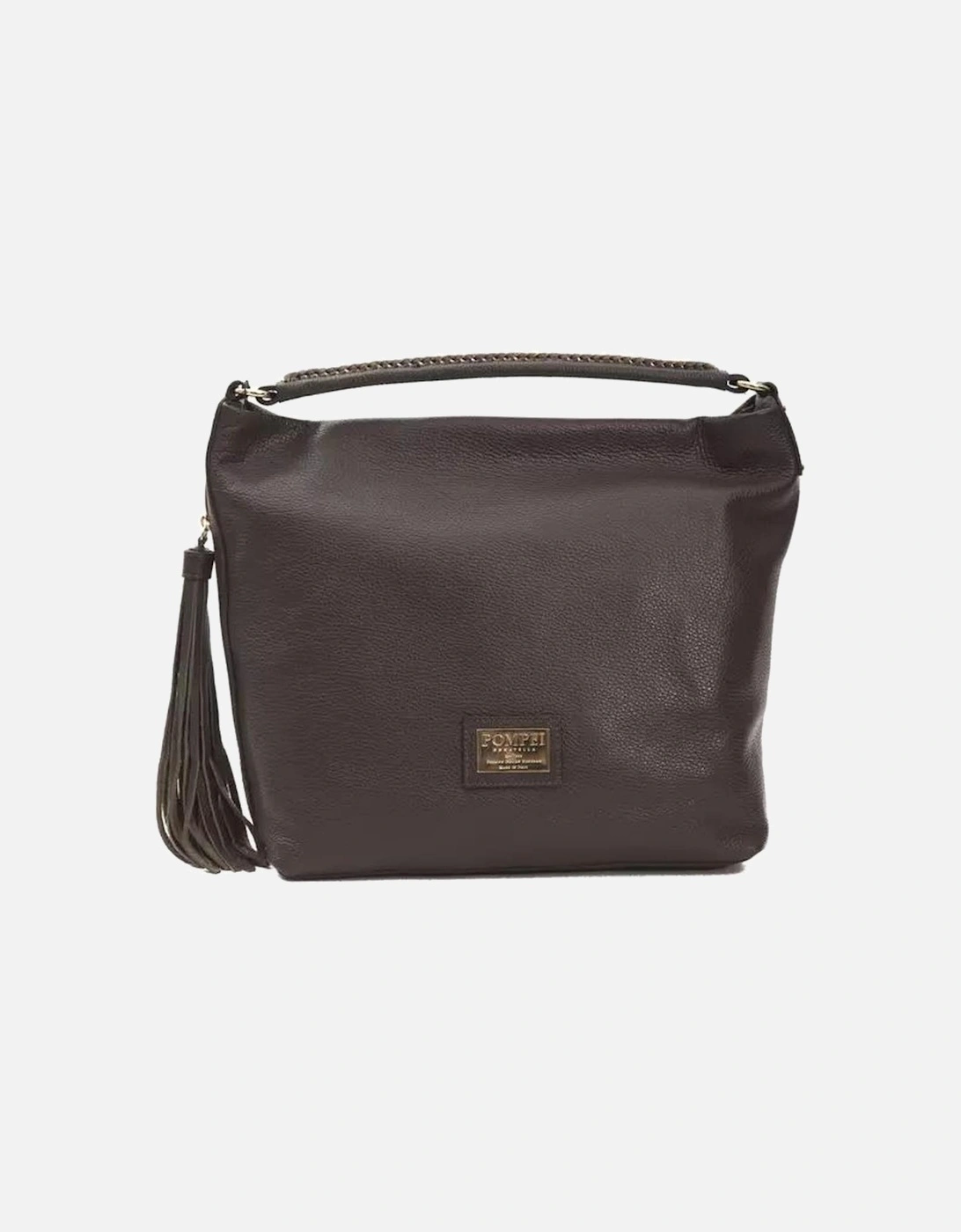 Chic Brown Leather Shoulder Bag Women, 6 of 5