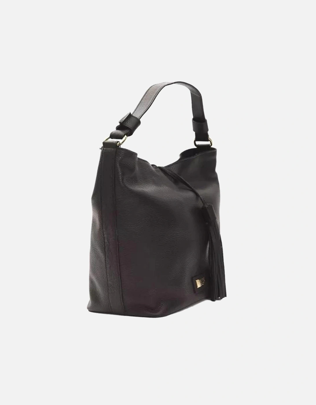 Elegant Leather Shoulder Bag in Timeless Black Women