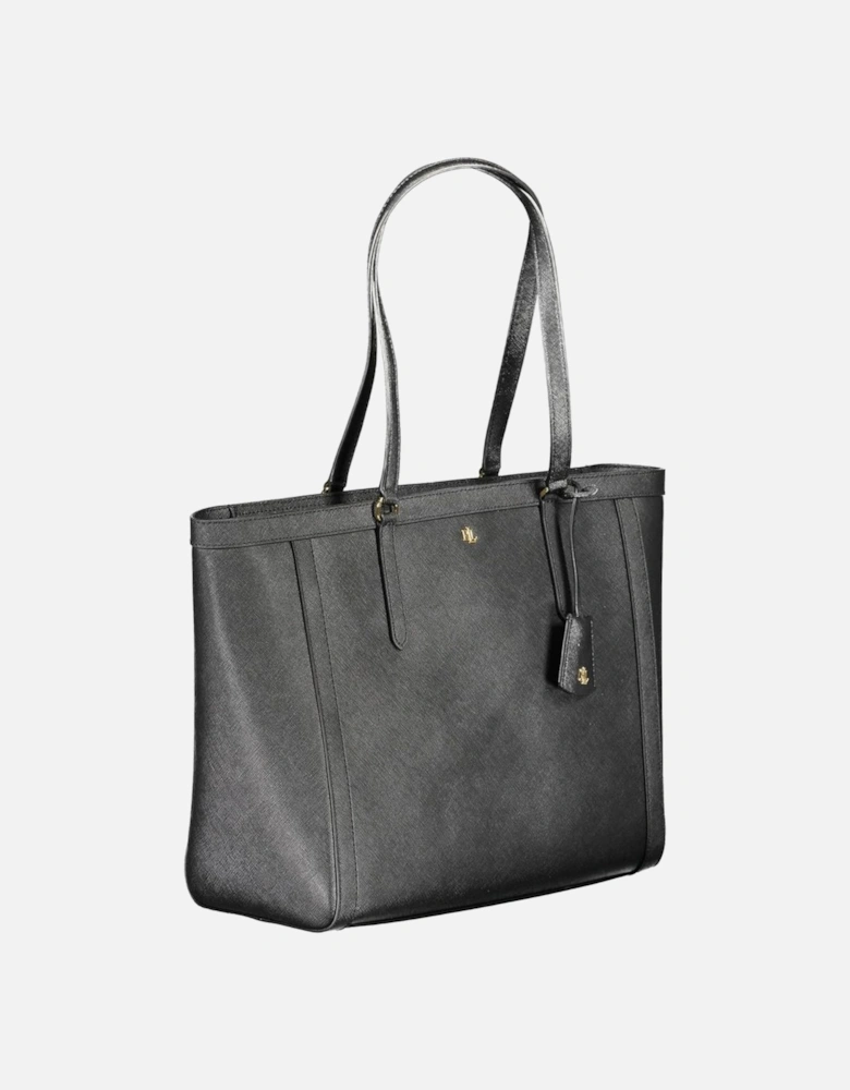 Luxury Tote Bag with Shoulder Handles Women - Black Handbags