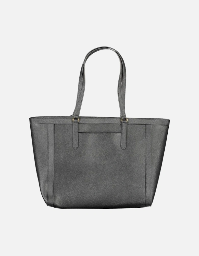 Luxury Tote Bag with Shoulder Handles Women - Black Handbags