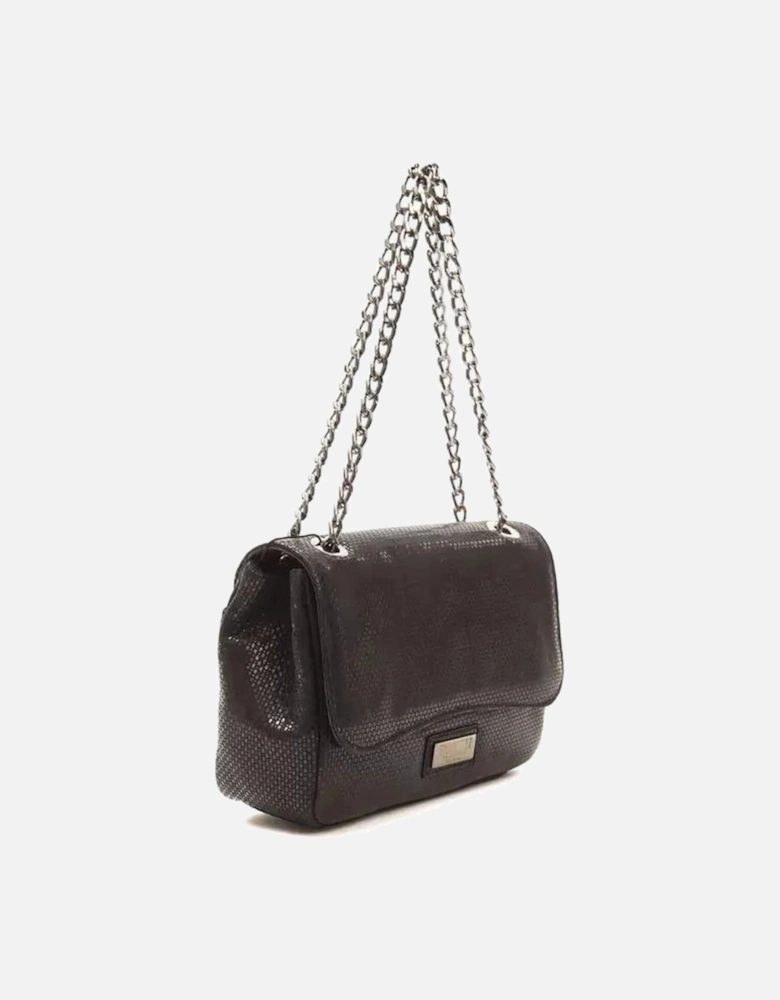 Italian Leather Crossbody Bag Women - Black