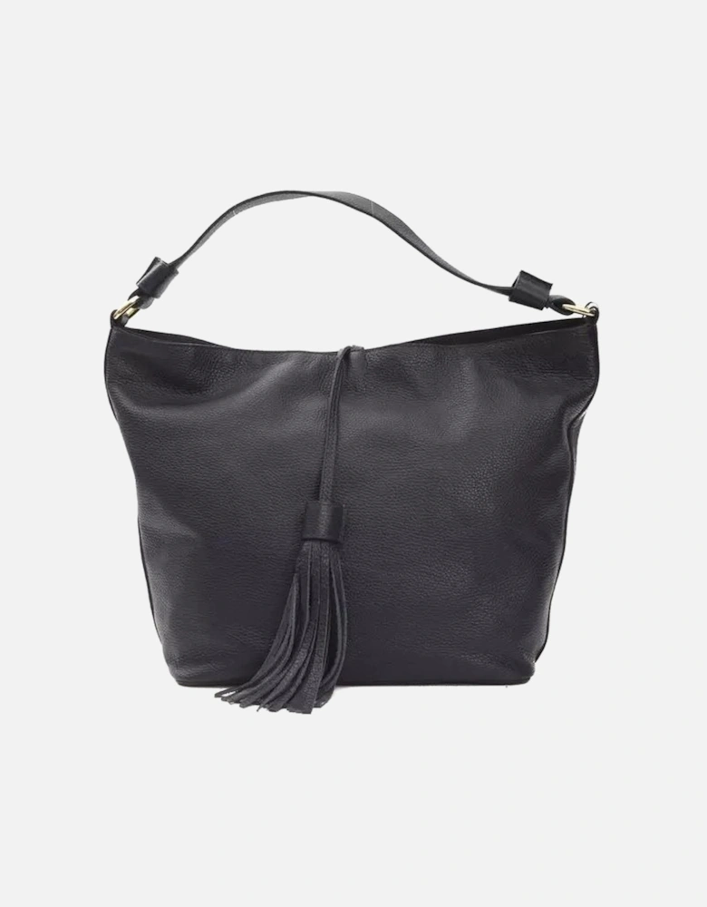 Sophisticated Leather Shoulder Bag Women - Gray