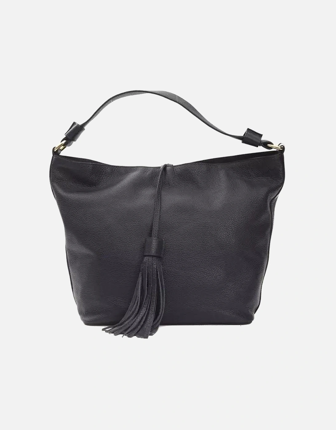 Sophisticated Leather Shoulder Bag Women - Gray