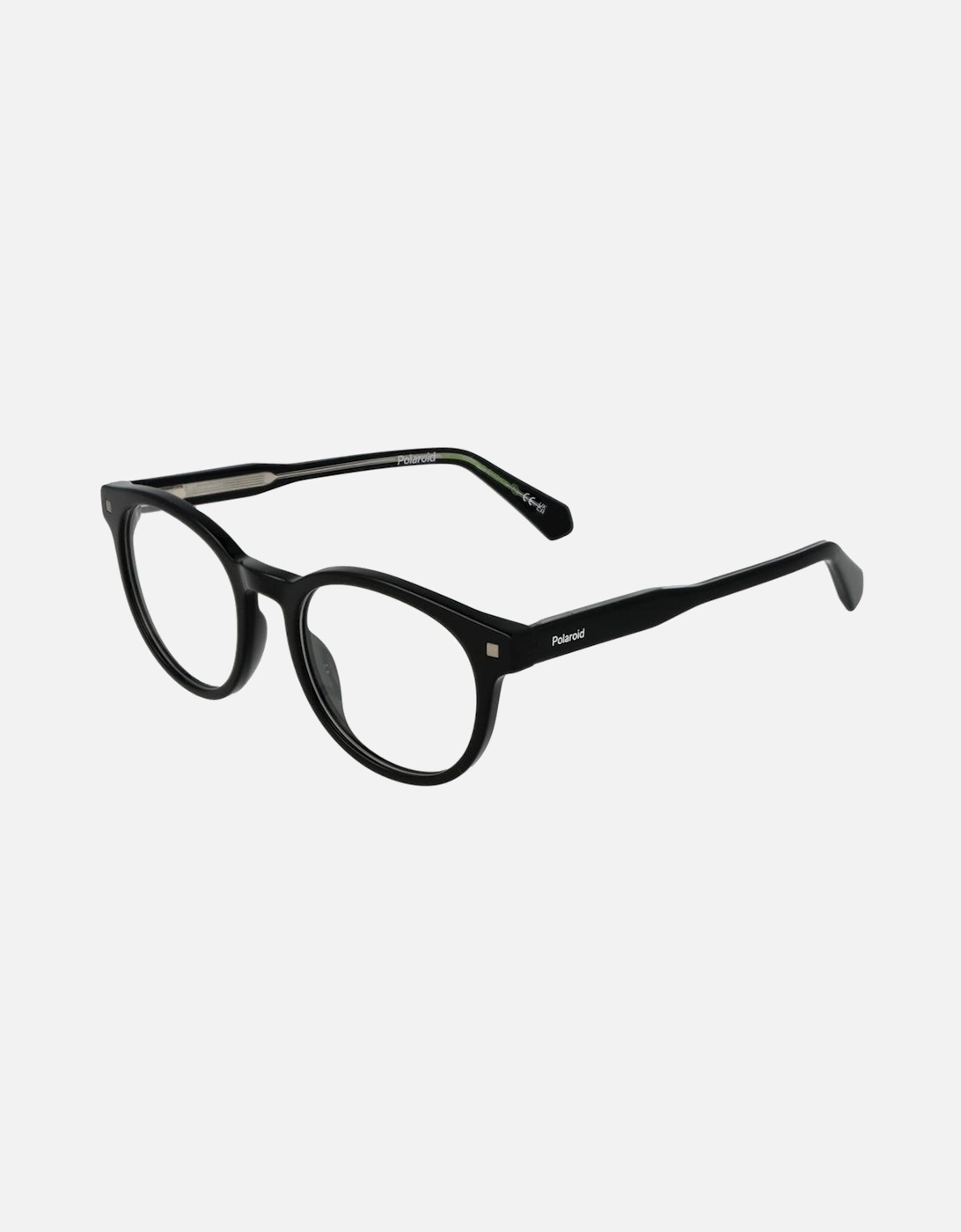 Eco Acetate Full-Rim Round Glasses Unisex - Black Frames, 6 of 5