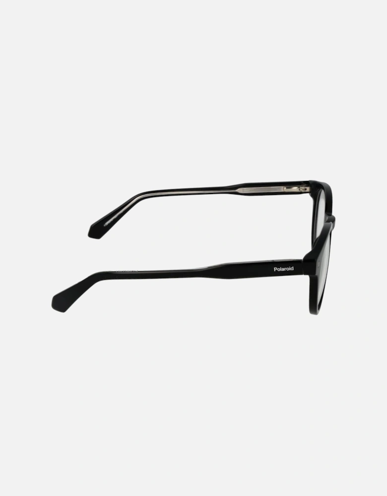 Eco Acetate Full-Rim Round Glasses Unisex - Black Frames