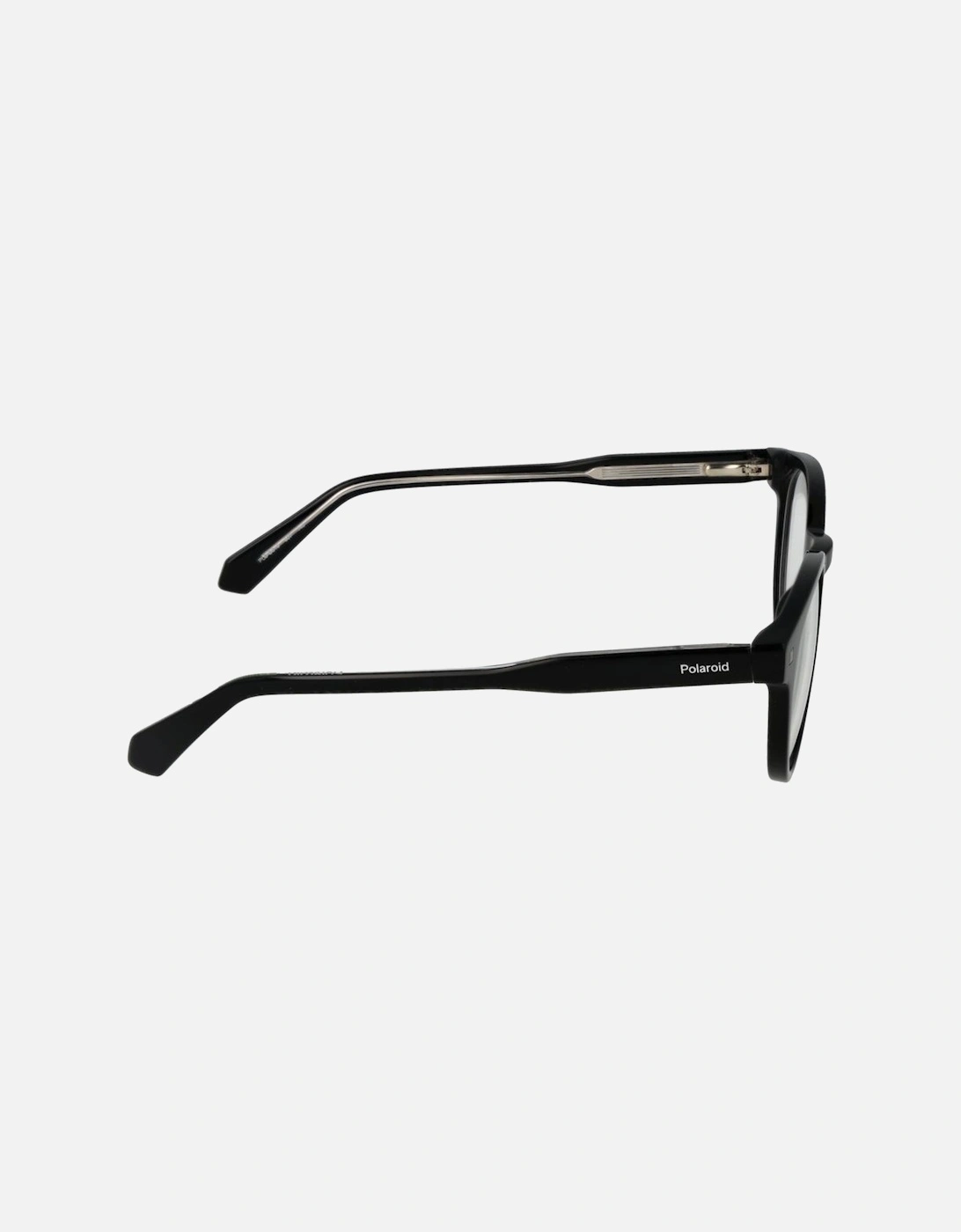 Eco Acetate Full-Rim Round Glasses Unisex - Black Frames