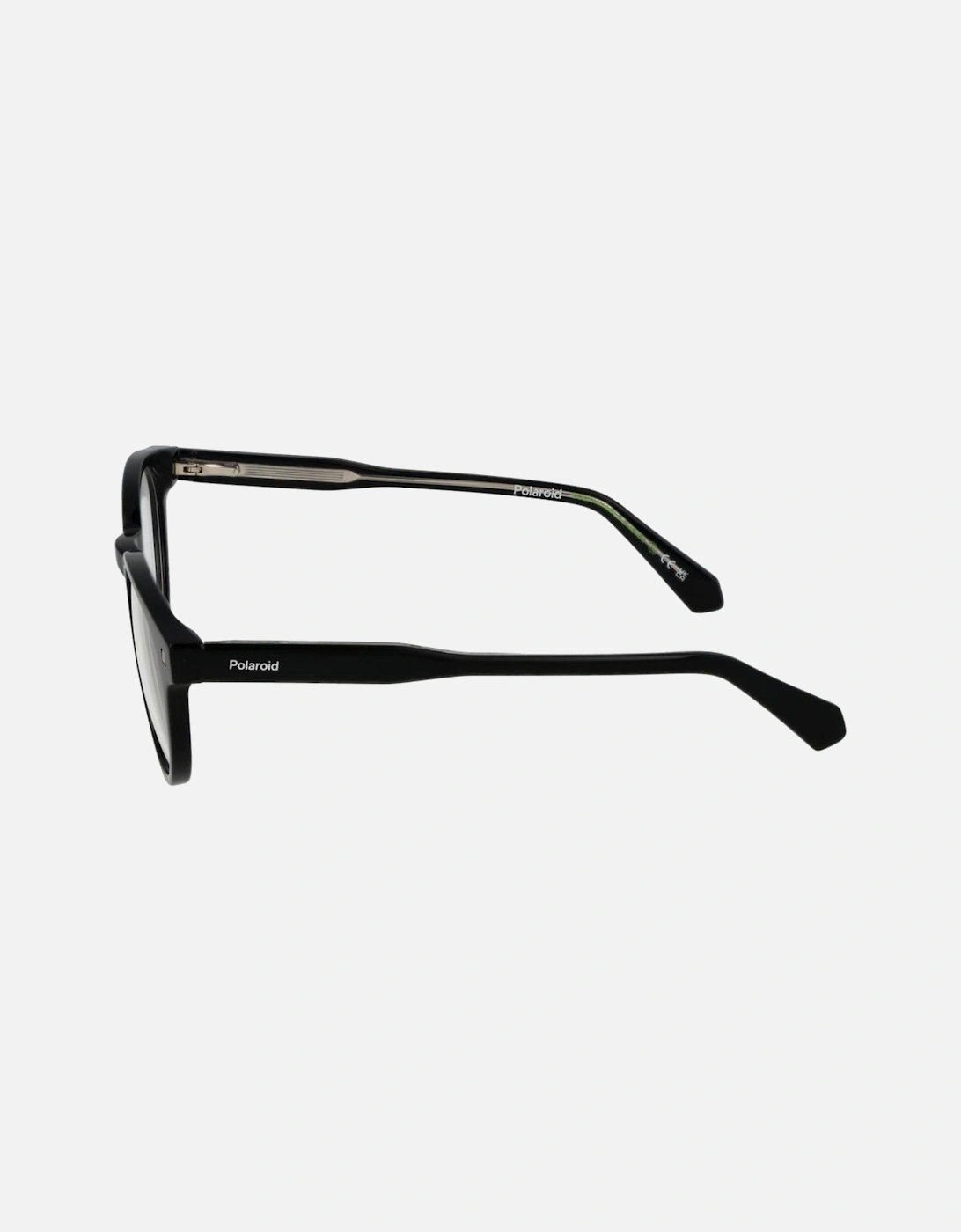 Eco Acetate Full-Rim Round Glasses Unisex - Black Frames