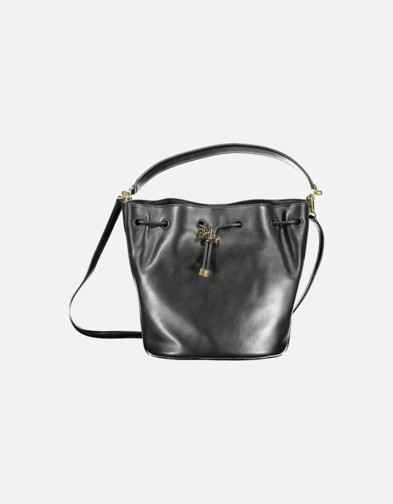 Bucket Bag with Adjustable Shoulder Strap Women - Black Handbags