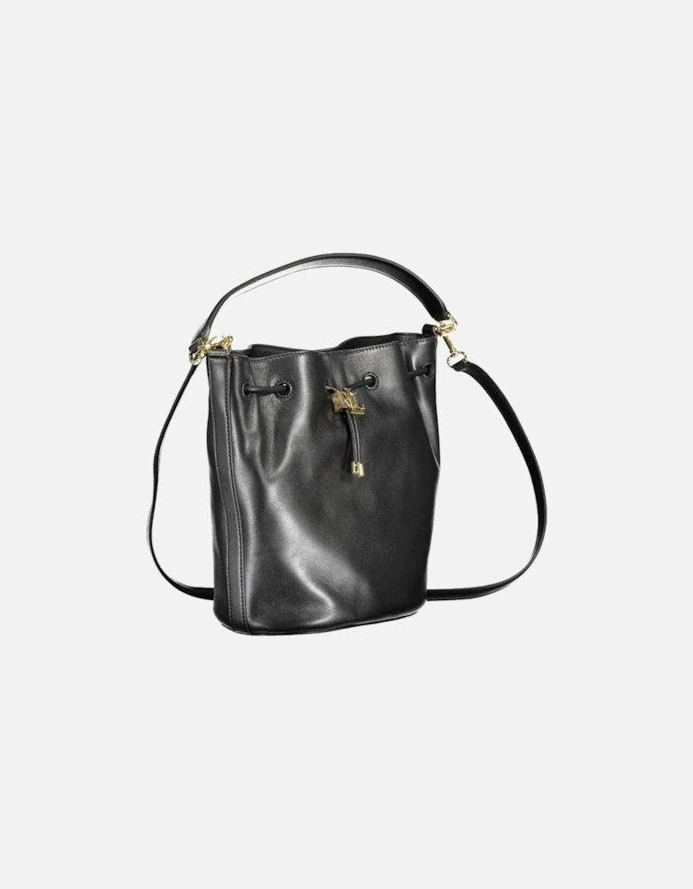 Bucket Bag with Adjustable Shoulder Strap Women - Black Handbags