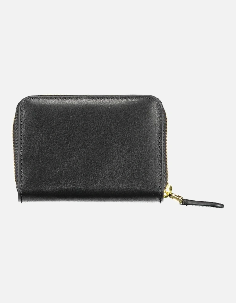 Bifold Wallet with Card and Coin Compartments Women - Black