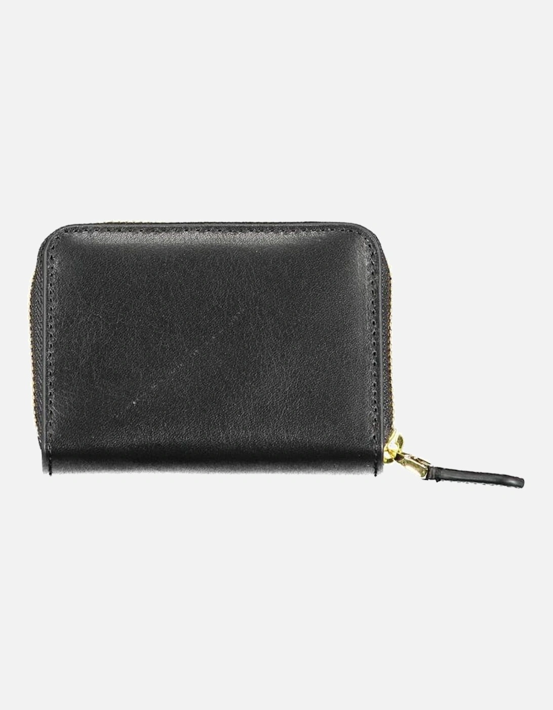 Bifold Wallet with Card and Coin Compartments Women - Black