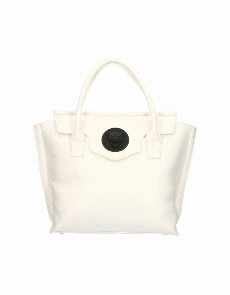 PLSP9005 Leather Tote Handbag Women - White