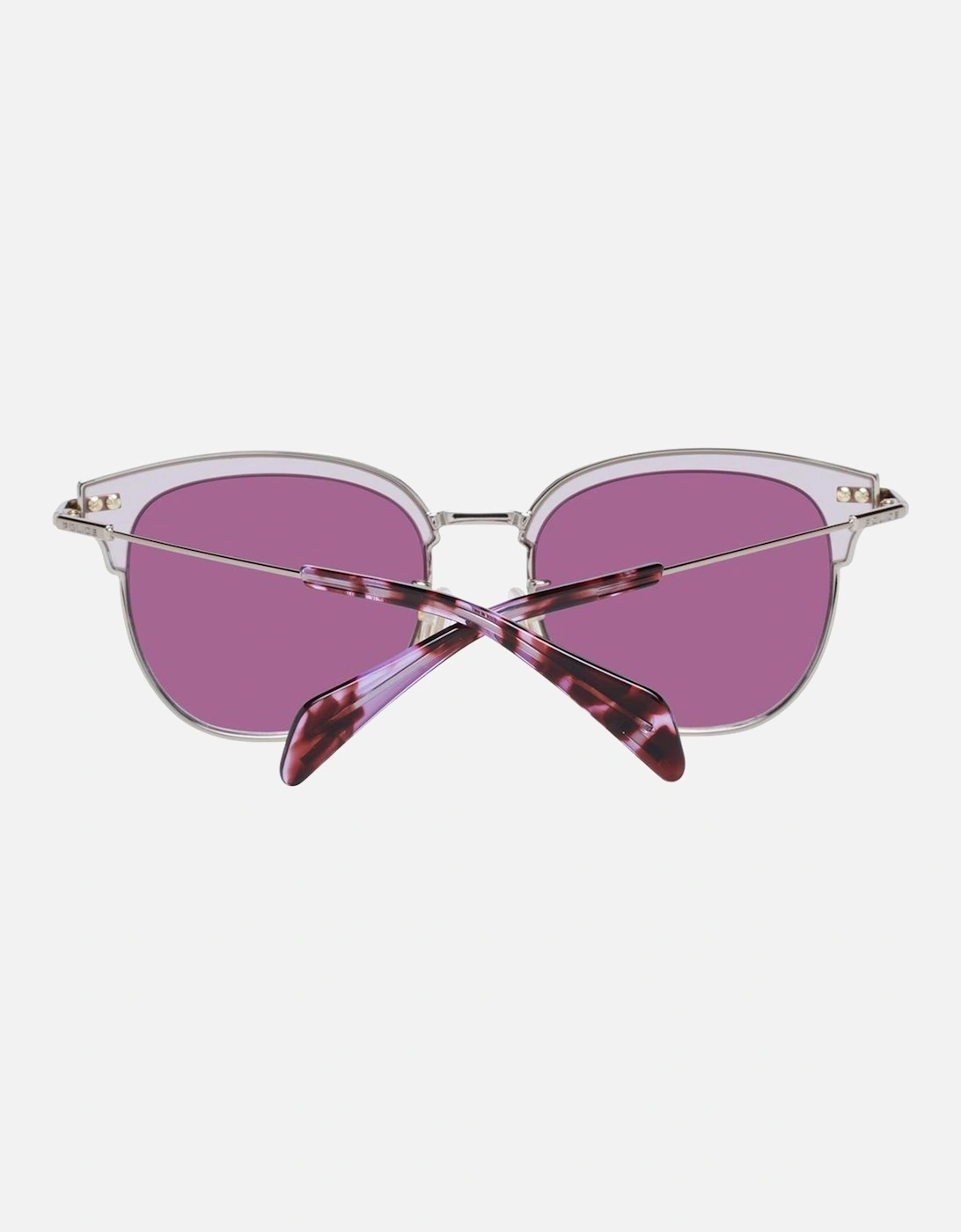 PL921J 583X unglae ilverPurple Women - Burgundy Sunglasses