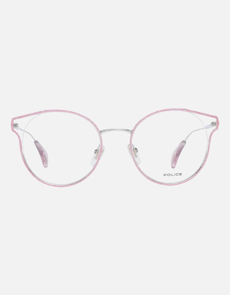 VPL877J Pink Round Eyeglasses Women Frames