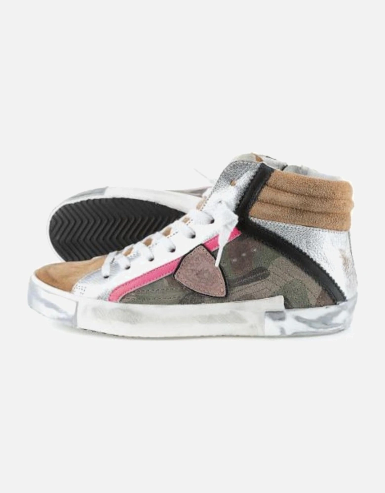 Paris Camouflage HighTop Sneakers Women - Army