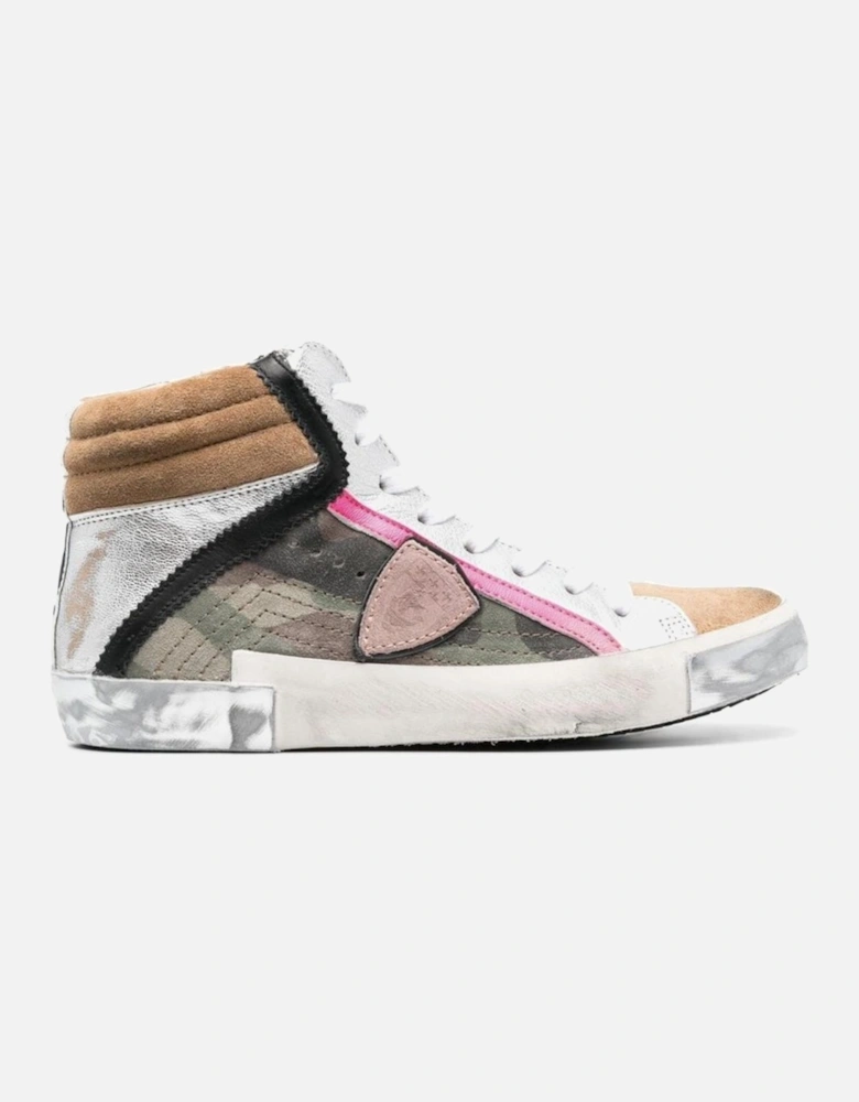 Paris Camouflage HighTop Sneakers Women - Army