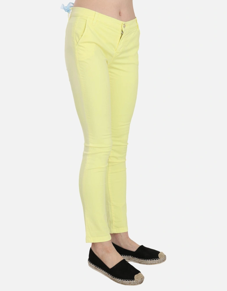 Casual Pants Slim Fit Women - Yellow Jeans