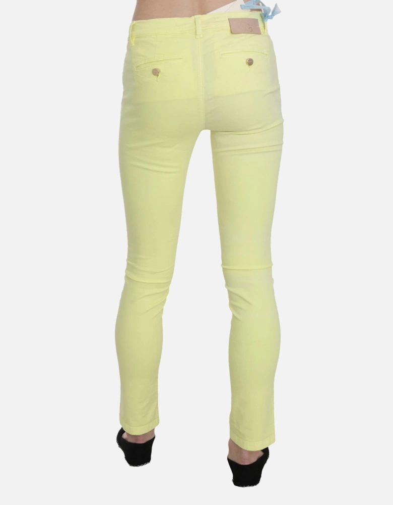 Casual Pants Slim Fit Women - Yellow Jeans