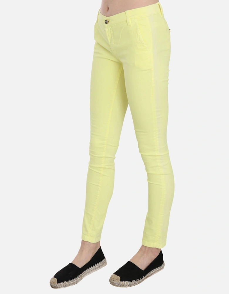 Casual Pants Slim Fit Women - Yellow Jeans