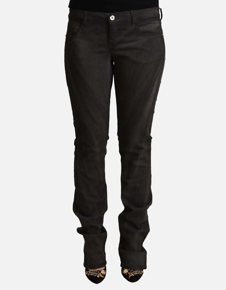 Straight Leg Jeans Women - Black Jeans