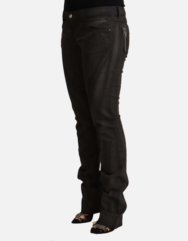 Straight Leg Jeans Women - Black Jeans