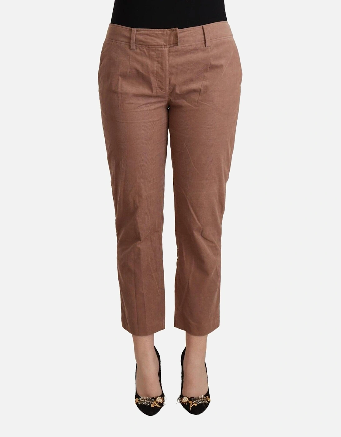 Costume National Women's Brown Corduroy Pants - Jeans - : Size 10