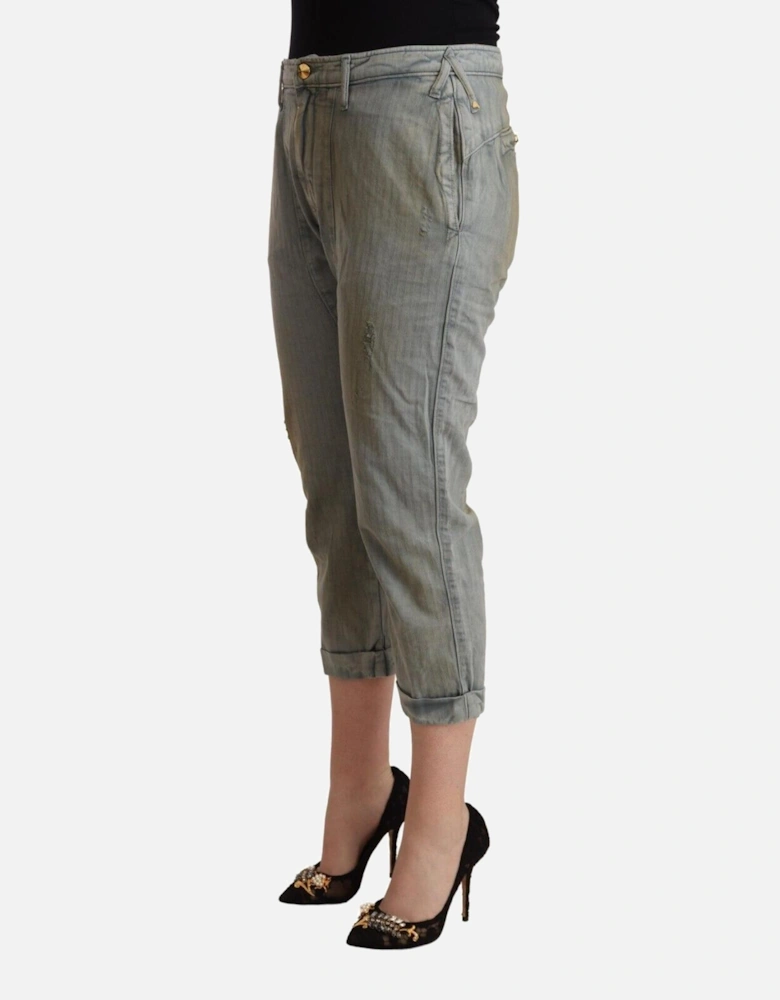 Capri PantsRelaxed Fit Women - Gray Jeans