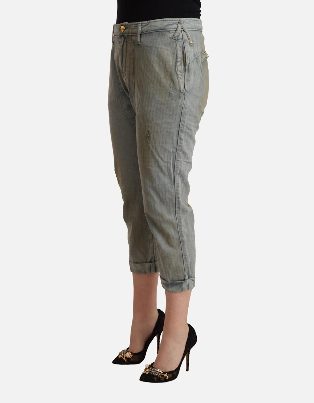Capri PantsRelaxed Fit Women - Gray Jeans