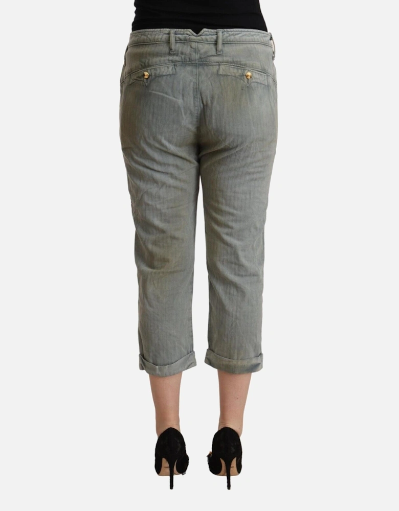 Capri PantsRelaxed Fit Women - Gray Jeans