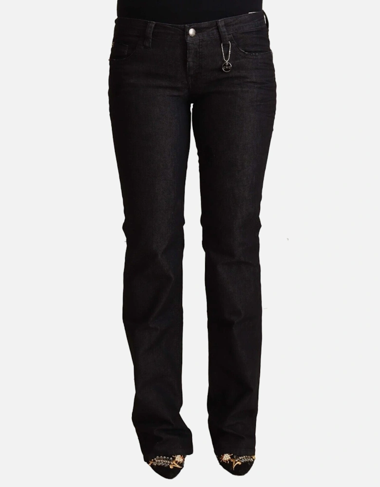 Straight Leg Jeans Women - Black Jeans