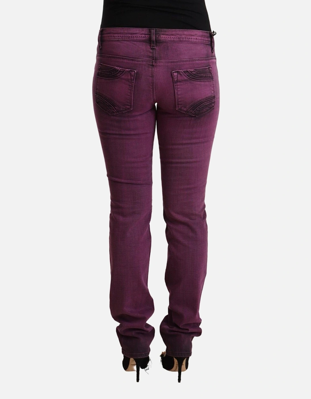 Purple Slim Fit Jeans Women Jeans