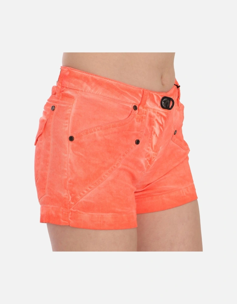 Corduroy Shorts PAN70245 Women - Orange