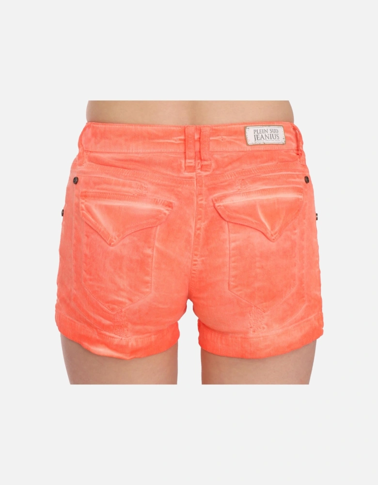 Corduroy Shorts PAN70245 Women - Orange