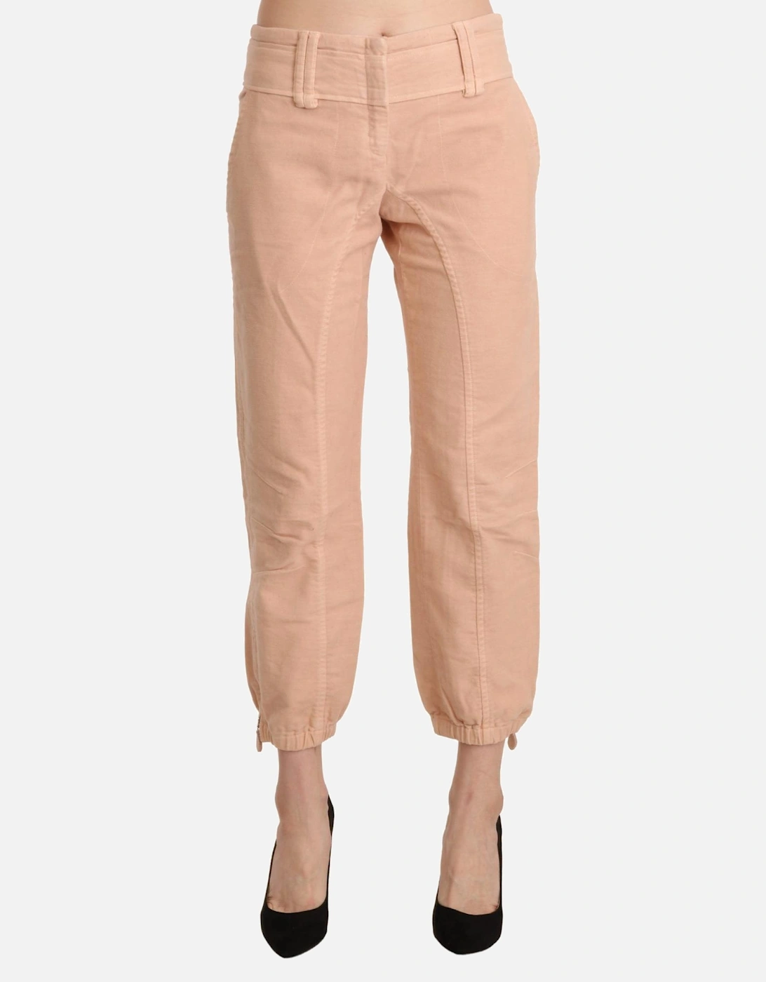 Culottes Pants Relaxed Fit Women - Beige Jeans, 5 of 4