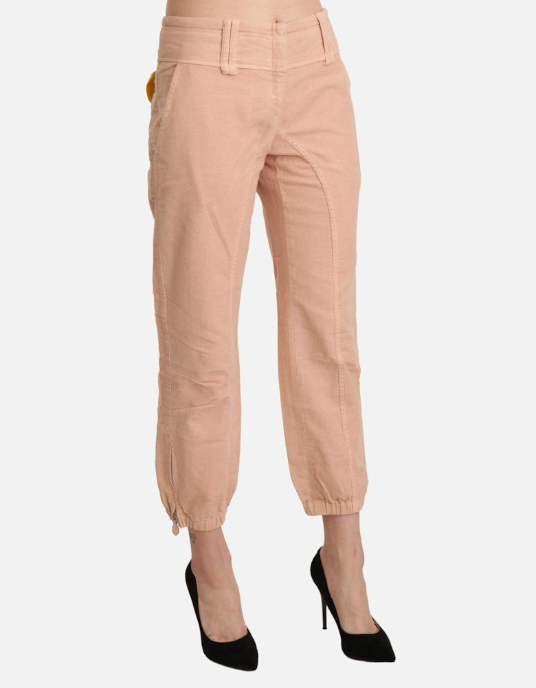 Culottes Pants Relaxed Fit Women - Beige Jeans
