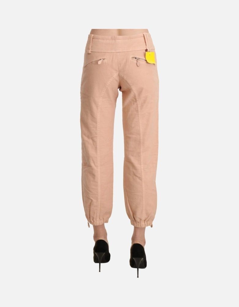 Culottes Pants Relaxed Fit Women - Beige Jeans