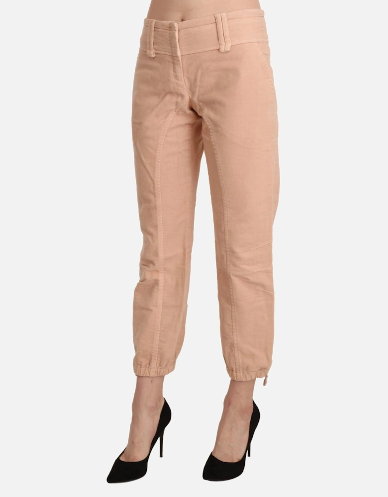 Culottes Pants Relaxed Fit Women - Beige Jeans