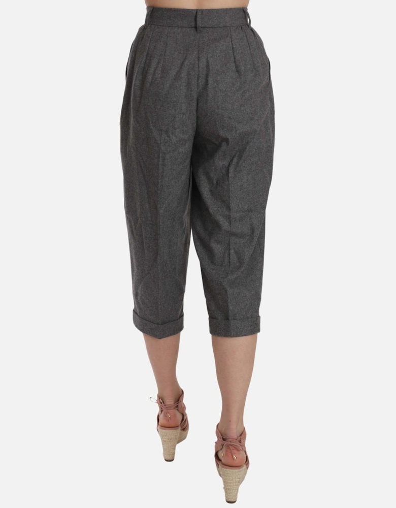 Dolce Gabbana Wool Capri Pants PAN70005 Women - Gray Jeans
