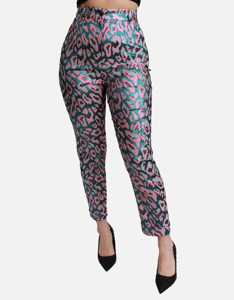 Leopard Print Trousers PAN71055 Women - Multicolor Jeans