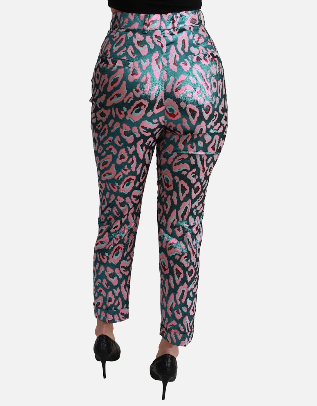 Leopard Print Trousers PAN71055 Women - Multicolor Jeans
