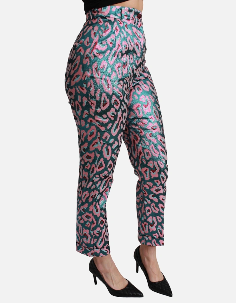 Leopard Print Trousers PAN71055 Women - Multicolor Jeans