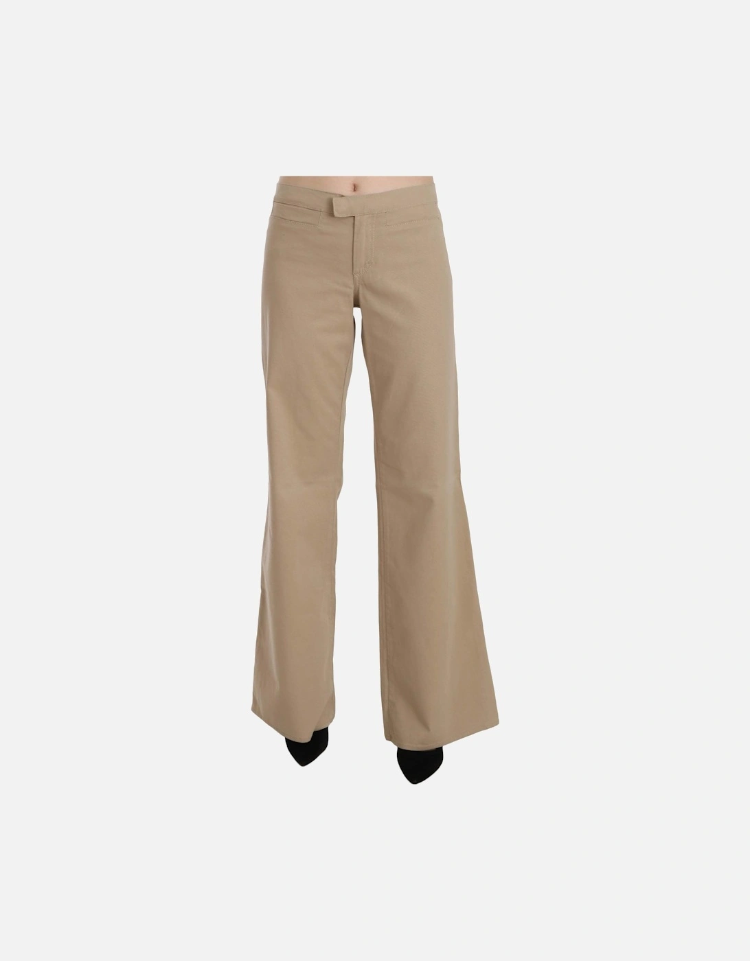 Wide Leg Pants Casual Style Women - Beige Jeans, 5 of 4