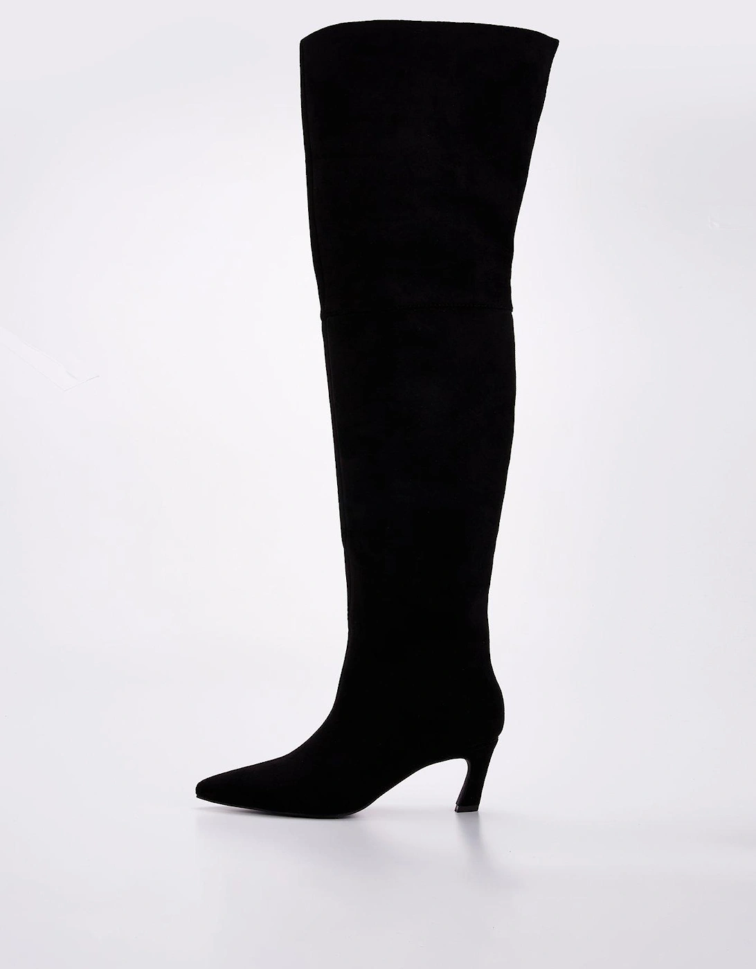 Palazzi Knee High Boots - Black, 8 of 7