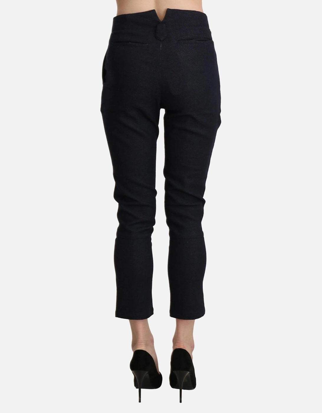 PAN71131 Cropped Pants Women - Black Jeans
