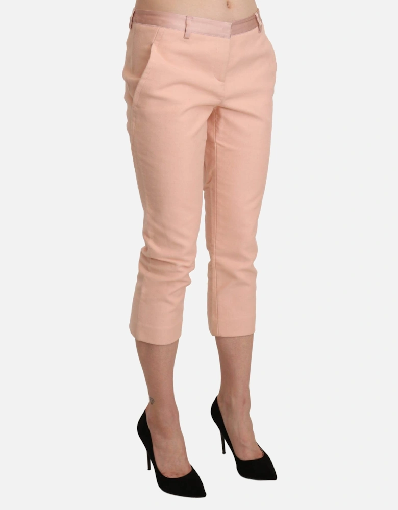 Capri Pants Peach Women - Pink Jeans