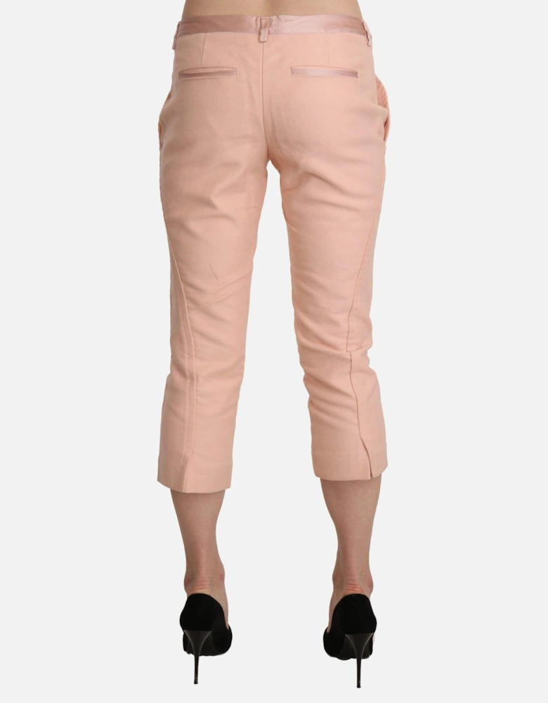Capri Pants Peach Women - Pink Jeans